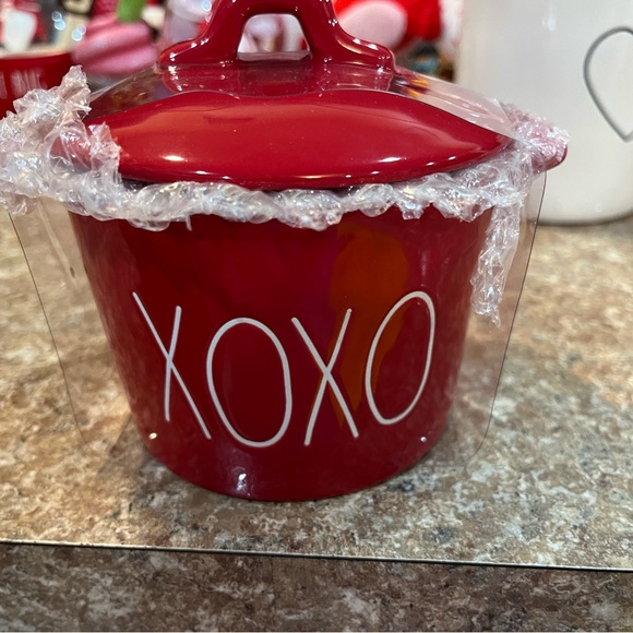 Rae Dunn Other - Rae Dunn Baby XOXO red ramekin